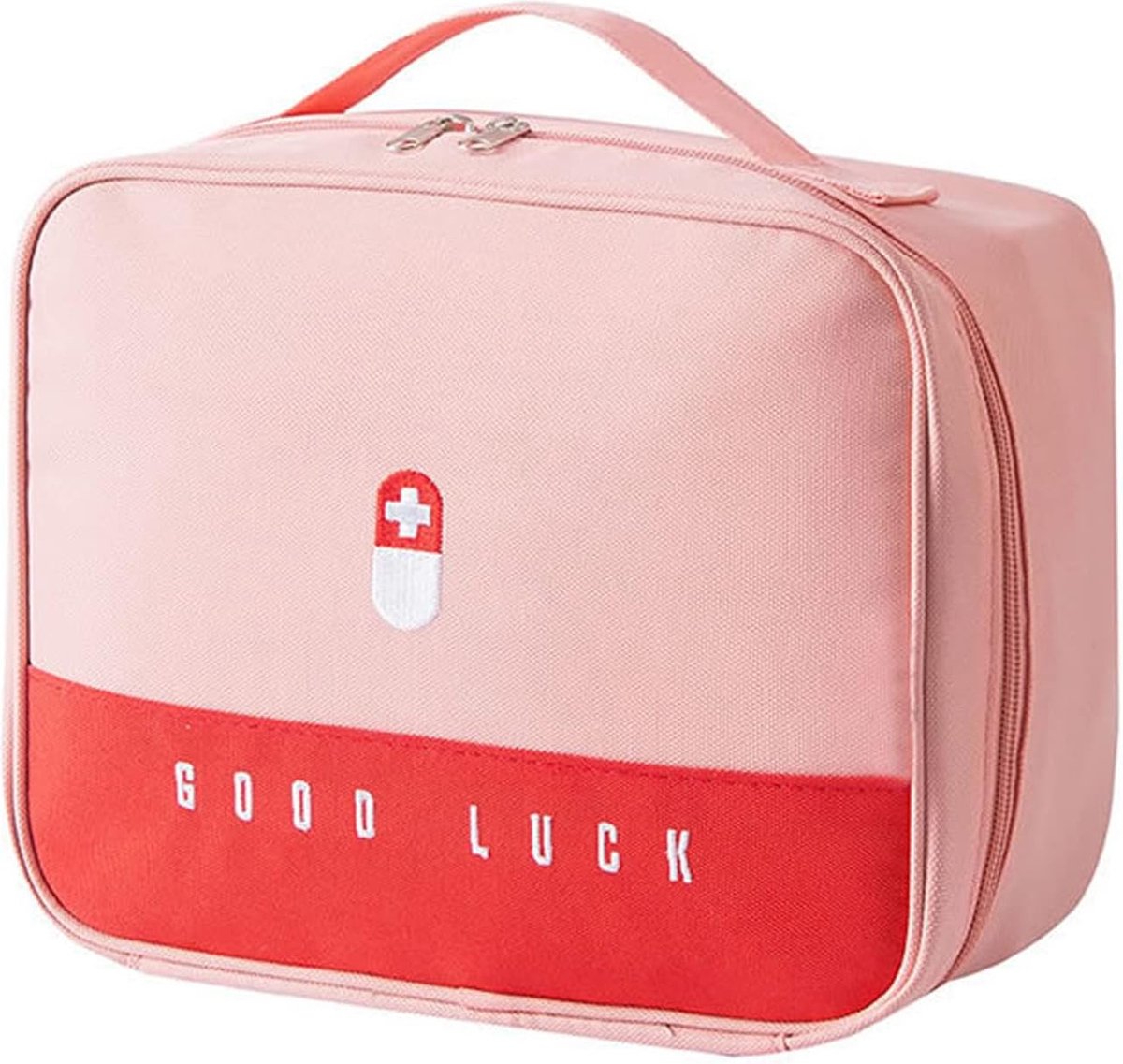 Medicijntas reizen - First Aid Kits - Behandeling Bag voor Home Office School Outdoor Camping Reisapotheek Tas (Roze)