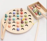 Hengelspel - Sensorisch Houten Speelgoed - Visjes Vangen Spel - Montessori Speelgoed