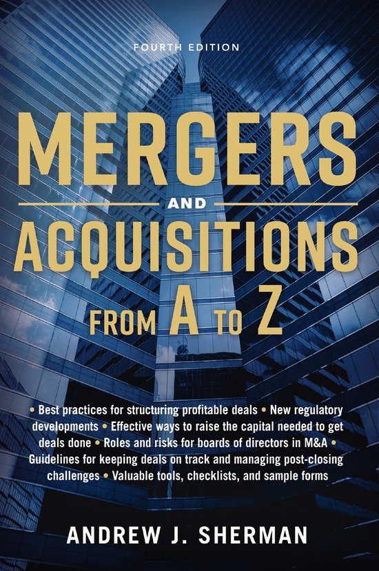 Mergers and Acquisitions from A to Z - cover