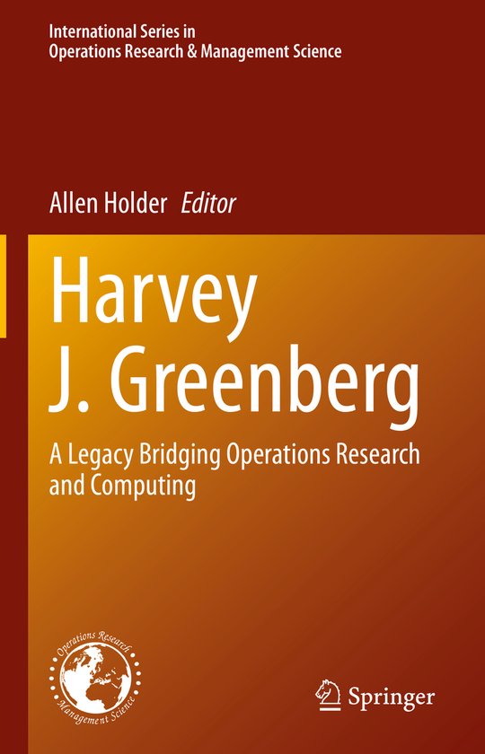 Harvey J Greenberg - cover