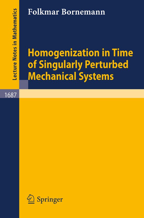 Homogenization in Time of Singularly Perturbed Mechanical Sy ... - cover