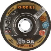 Rhodius XTK6 EXACT BOX 211302 Doorslijpschijf gebogen 125 mm 10 stuk(s)