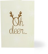 carte de Noël | Fotofabriek Carte de Noël A5 Portrait | Ensembles de cartes de Noël | Cartes de Noël 10 pièces | Cartes de Noël avec enveloppes | Cartes de nouvel an | Mon Deer..