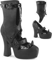 DemoniaCult - DEMON-13 Bottes femmes à plateforme - US 11 - 41 Chaussures - Zwart