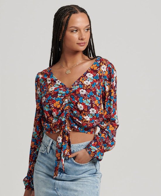 Superdry - Haut Vintage noué sur le devant - Femme - T-shirts