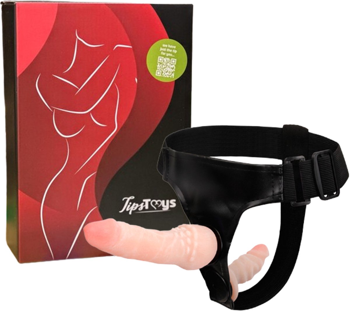 Goedkoopste TipsToys® Voorbind Dildo - Stap on - Dubbelzijdig Harnas - Sex Toys voor Koppels