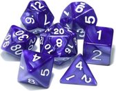 Jumada's - "7-delige Polydice Set | Polyhedral Dobbelstenen | geschikt voor onder andere Dungeons & Dragons | Paars"