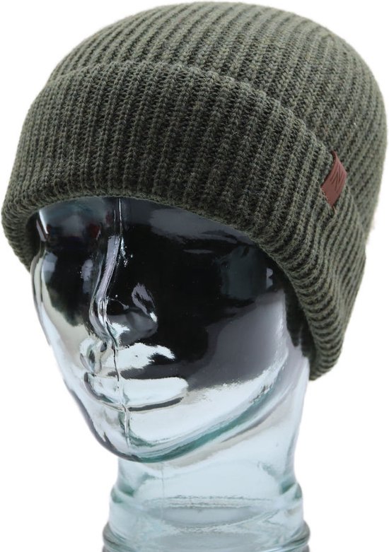 Norfolk - Chapeau 70% laine mérinos - Bonnet tricoté Premium - Chapeau de Sports d'hiver - Vert - Norwick