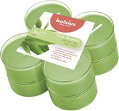 Bol.com Bolsius - Maxilichten clear cup True Scents Green Tea 8u aanbieding