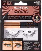 Kiss Magnetic Eyeliner & Lash Kit 01 Lure - Magnetic Eyeliner & Lash - Wimpers magnétiques