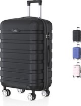 Voyagoux® REVELATION - Handbagage Reiskoffer - 39L - Koffers - Reiskoffer met wielen -Zwart - TSA Slot