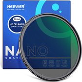 Neewer® - 72mm Circulair Polarisatie en ND8 Filter 2-in-1 - 3 Stops ND Filter & CPL Filter Gecombineerd met Multi Nano Coating HD Optisch Glas - Waterbestendig/Krasbestendig