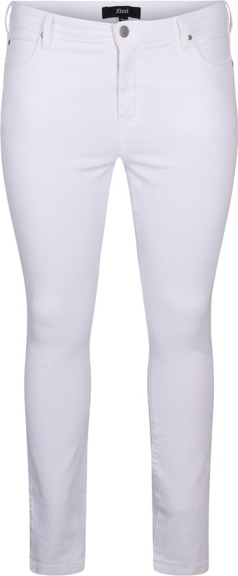 ZIZZI JPIPER, AMY JEANS Dames Jeans - White - Maat 50/78 cm