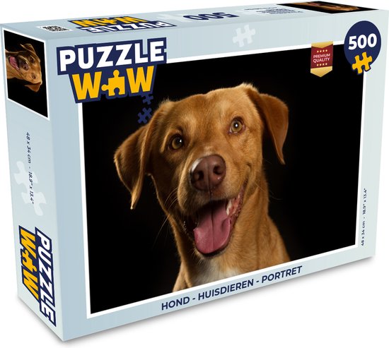 Puzzle Chien - Animaux domestiques - Portrait - Puzzle - Puzzle 500 pièces - Sinterklaas présente - Sinterklaas pour les grands enfants