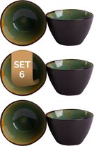 Achetez Palmer Set d'assiettes Lotus 6 personnes 18 pièces Noir Turquoise  chez  pour 214.95 EUR. EAN: 8717522192848