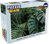 Puzzel Planten - Jungle - Bladeren - Tropisch - Legpuzzel - Puzzel 1000 stukjes volwassenen