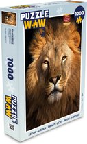 Puzzle Lion - Animaux - Zwart - Clair - Marron - Portrait - Puzzle - Puzzle 1000 pièces adultes