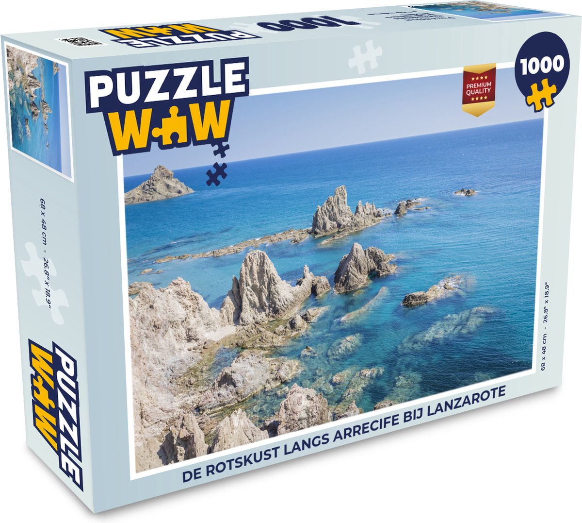 Het Beste Speelgoed | Puzzel De rotskust langs Arrecife bij