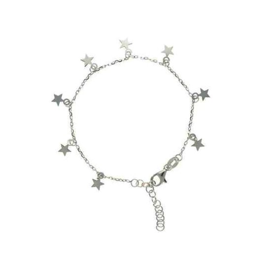 Hetty'S -Elegant zilver armbandje met sterren