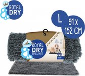 Paillasson Royal Dry pour animaux de compagnie - Tapis pour chien pour la voiture - Endroit idéal pour se coucher pour les chiens - 91x152 cm (taille L) - Chenille en microfibre - Convient aux chiens et autres animaux de compagnie