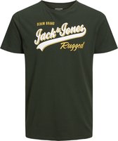 JACK&JONES PLUS JJELOGO TEE SS O-NECK 2 COL 23/24 PLS Heren Overhemd - Maat EU4XL US2XL