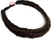 Infinity Braids - Jolie Fishtail Braid - Haarband - Haarband Dames - Haarbanden - Haarband Meisje - Jolie Mocha-Chino