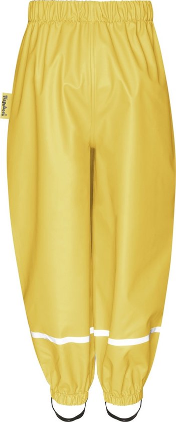 Playshoes - Regenbroek met Fleece voering voor kinderen - Yellow - maat 128cm