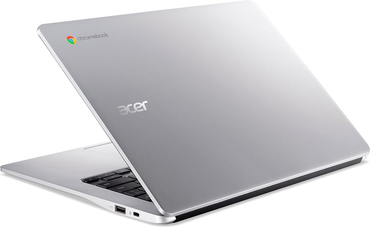 Acer Chromebook 314 (CB314-2H-K17E) Laptop | 14" HD Display | MediaTek Octa-Core ARM Cortex A73/A53 (MT8183) | 4 GB RAM | 64 GB eMMC | Mali-G72 MP3 GPU | Google ChromeOS | Zilver thumbnail 2
