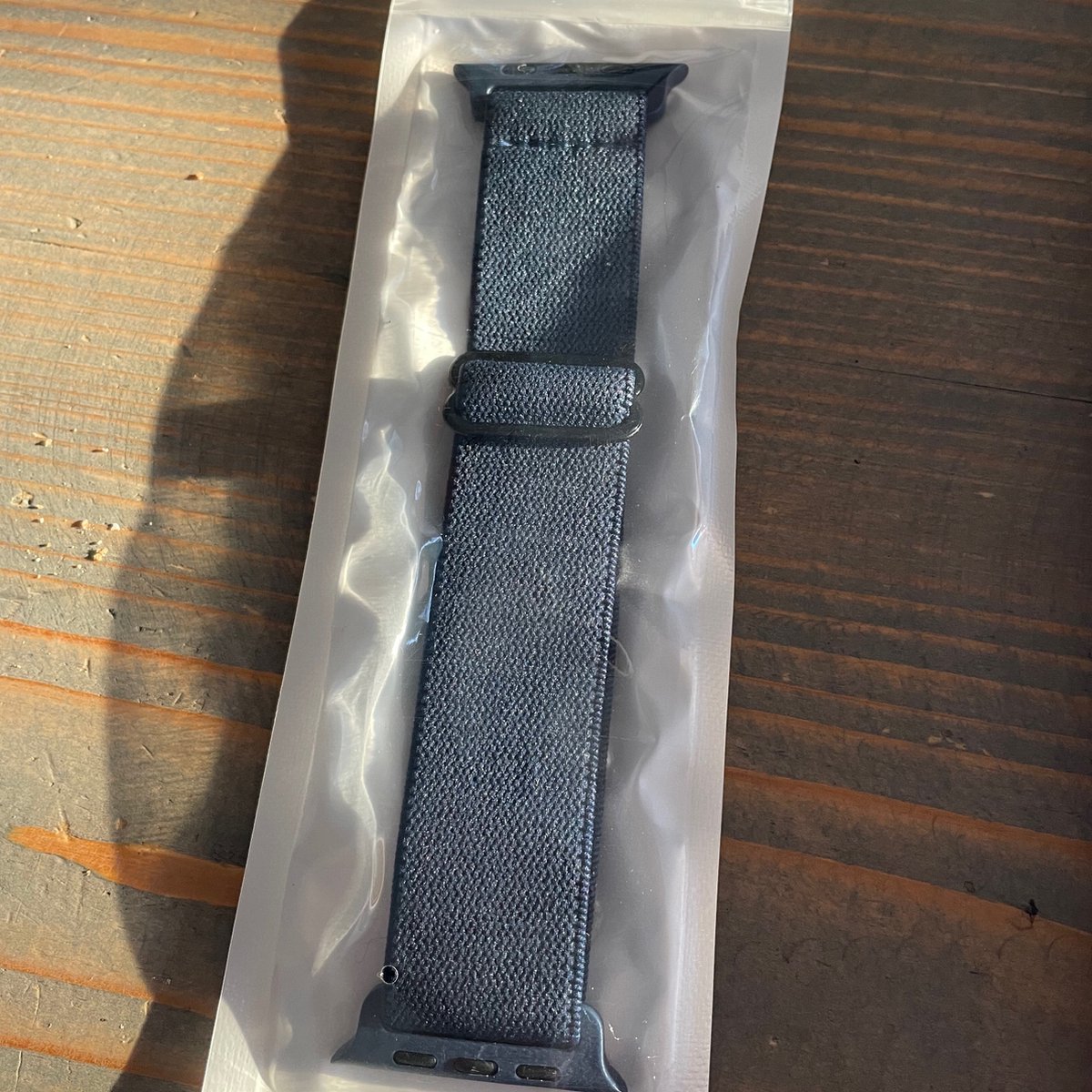 Applewatch horlogebandje- elastisch geweven verstelbare band-42-44-45-49mm- gladde band
