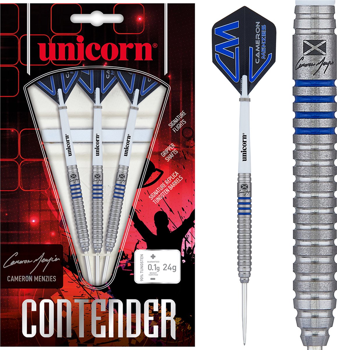 Unicorn Cameron Menzies Phase 2 90% - Dartpijlen