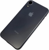 CHPN - Telefoonhoes - Telefooncover - Geschikt voor iPhone XR - Zwart hoesje - Zwart- Smartphone hoesje - Zwart telefoon iPhone XR hoesje - Dun hoesje