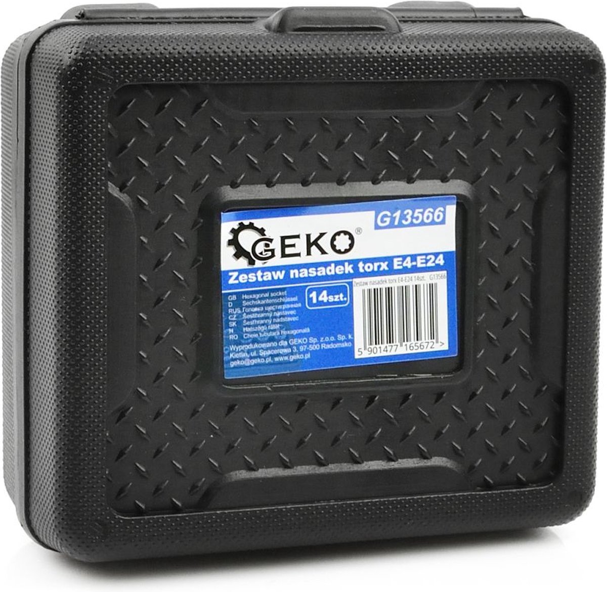 GEKO 14-delige Torx Doppenset - Cr-V Staal - Inclusief Opbergkoffer