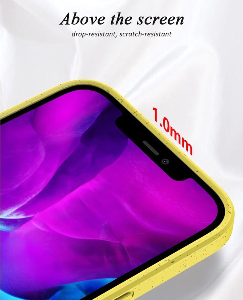 Mobigear Hoesje geschikt voor Apple iPhone 11 Telefoonhoesje Eco Friendly | Mobigear Bio Backcover | iPhone 11 Case | Back Cover - Zwart