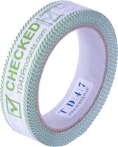TD47 Controle Tape 25mm x 66m Checked