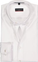 ETERNA modern fit overhemd - niet doorschijnend twill heren overhemd - wit - Strijkvrij - Boordmaat: 43