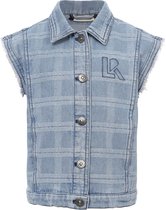 Gilet Filles denim - À carreaux