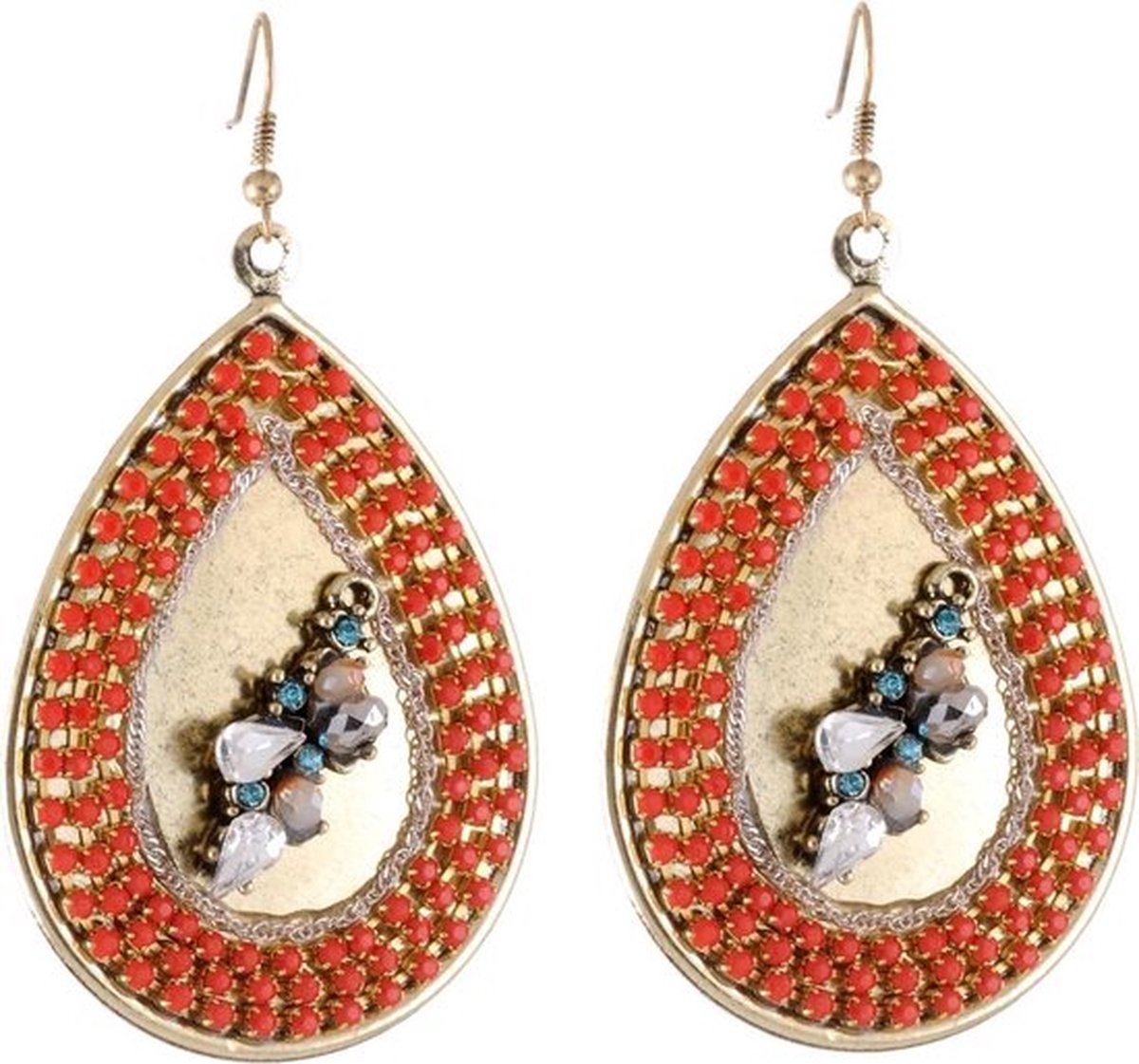 Behave - Oorhanger druppelvorm - boho chic - avondlook