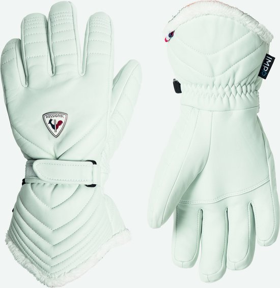 Gants de ski Rossignol Select Leather Impr - blanc - taille 7