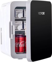 Vevor Mini réfrigérateur de voiture de 10 L, congélateur portable, refroidisseur et réchauffeur, pour stocker des soins de la peau, des cosmétiques, des aliments, des boissons, pour un usage Home et automobile