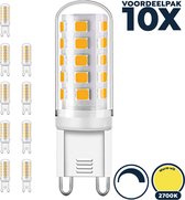 G9 ledlamp dimbaar, 3W vervangt 25W, warm wit (2700K), 220 lumen - Voordeelpak 10 stuks - 52mm*Ø17mm