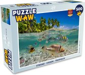 Puzzel Strand - Vissen - Tropisch - Legpuzzel - Puzzel 500 stukjes