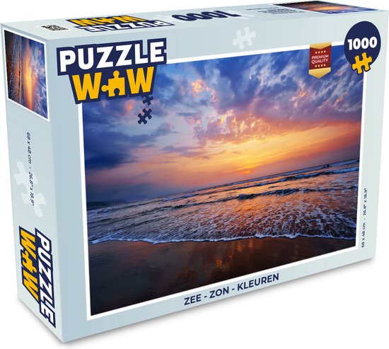 Puzzle Mer - Soleil - Couleurs - Puzzle - Puzzle 1000 pièces adultes