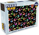 Puzzel Patronen - Regenboog - Meisje met de parel - Legpuzzel - Puzzel 1000 stukjes volwassenen