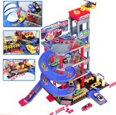 WOOPIE Grote Speelgoed Parkeergarage - Speelgoed auto racebaan - Inclusief accessoires