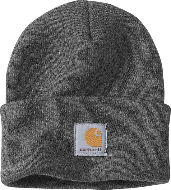 Carhartt Beanie Acrylic Watch Hat Coal Heather grey - Bonnet