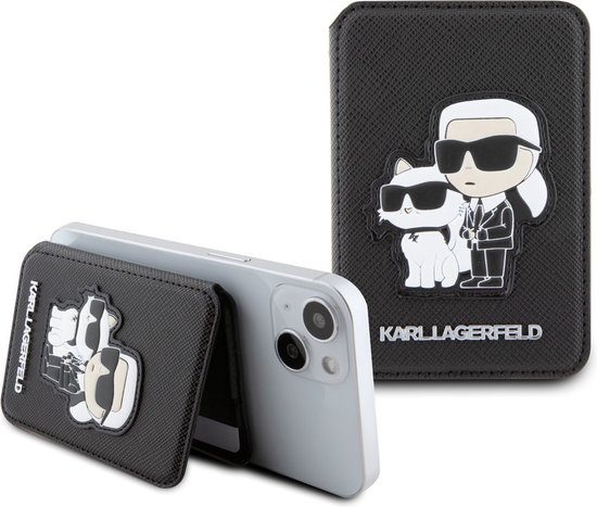 Porte-Cartes MagSafe Karl Lagerfeld - Black