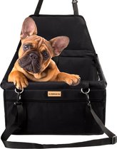 Luxe Autostoel Hond – Opvouwbare Hondenmand Auto – Reisbench Hond – Automand hond -Hondenstoel Zwart