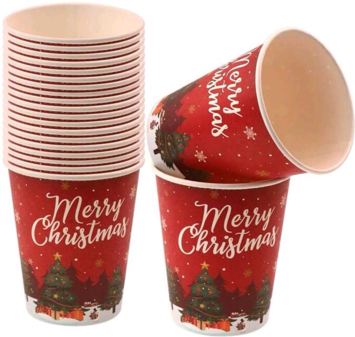 Lot 200 Gobelets Café Carton 360 Ml Tebery – Design Élégant, Chaud & Froid, Recyclables
