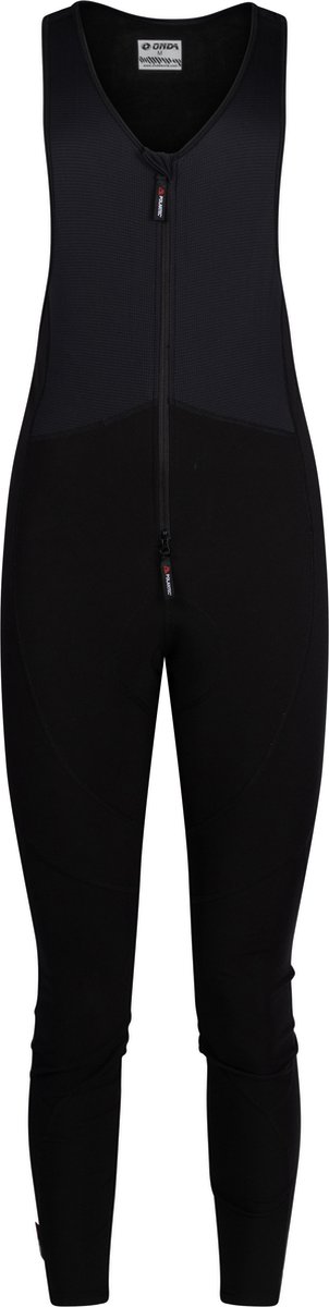 ONDA Fietsbroek met zeem winddicht waterafstotend heren Zwart - Polartec - XXL