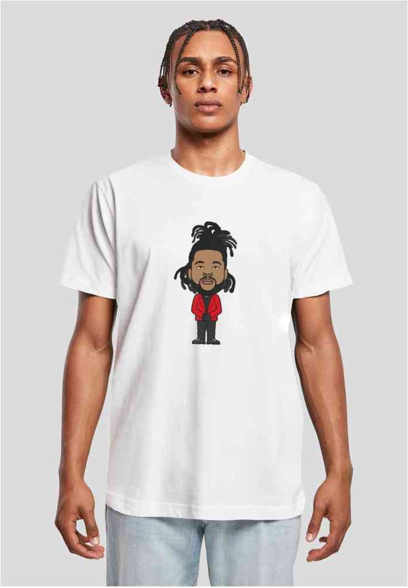 Mister Tee Toronto Sketch Heren T-shirt XS Wit